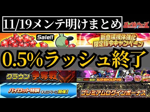 【ガンダムウォーズ】やっと止まった0.5%ラッシュだがこのガシャは危険