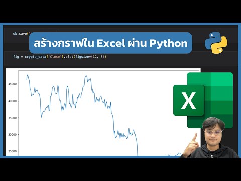 สร้างกราฟในExcelด้วยPython