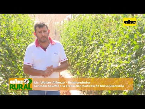 Abc Rural: Funcionario de Banco se viste de emprendedor e incursiona en horticultura