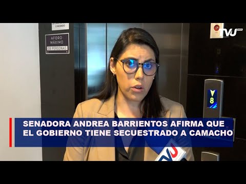 Senadora Andrea Barrientos afirma  que la justicia está parcializada en el país