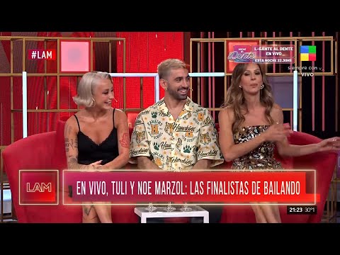 En vivo Tuli Acosta y Noelia Marzol analizan la final del Bailando