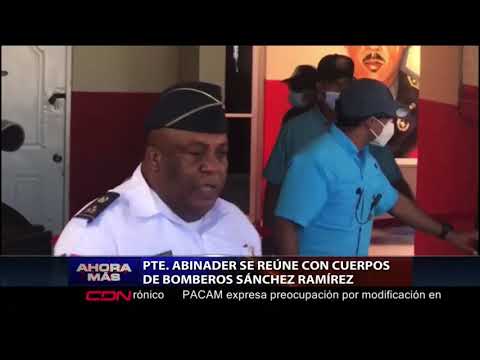 Abinader se reúne con Cuerpos de Bomberos de Sánchez Ramírez