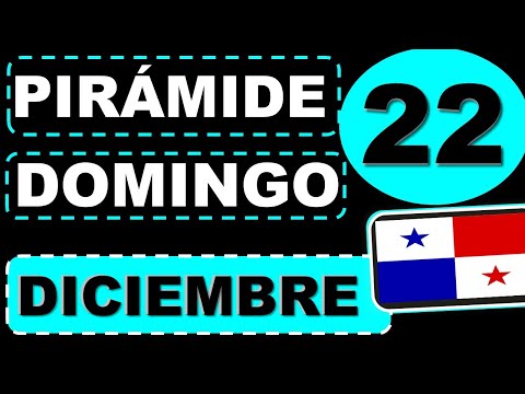 Pirámide de la Lotería de Panamá para Domingo 22 de Diciembre 2024 Decenas Suerte Sorteo Dominical