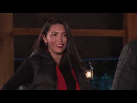 Daniela Aránguiz vota por Luis Mateucci en Cara a Cara  | Tierra Brava | Canal 13