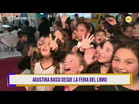 Agustina Bassi en vivo desde La Feria del Libro de Buenos Aires en La Rural ?¿QPUDM?? 07-05-24