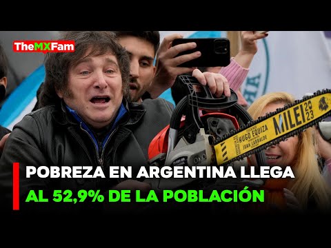 NOTICIAS | POBREZA SE DISPARA TRAS AJUSTES FISCALES DEL GOBIERNO DE MILEI | TheMXFam