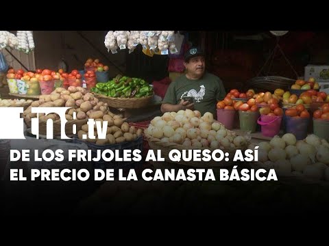 Arroz, frijoles, queso y más: Así el precio de la Canasta Básica en Nicaragua