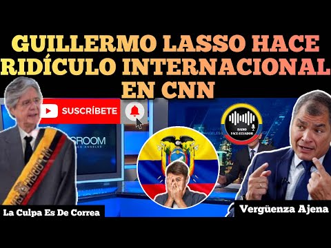 GUILLERMO LASSO HACE EL RID1C.UL0 INTERNACIONAL NO OLVIDA A CORREA  EN CNN RFE TV