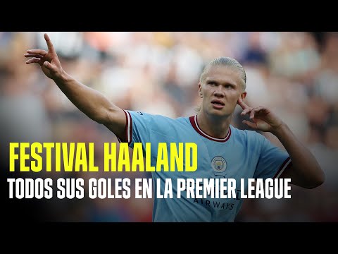 Erling Haaland y su festival en Premier League: ¡TODOS SUS GOLES!