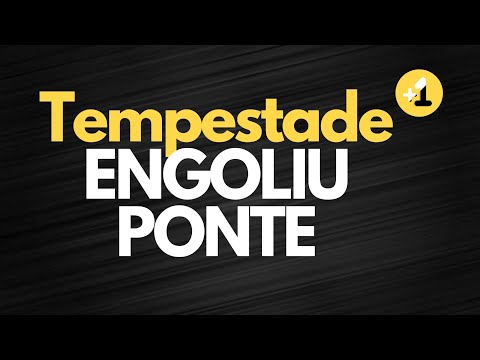 TEMPESTADE ENGOLIU A PONTE RIO NITERÓI - RJ.