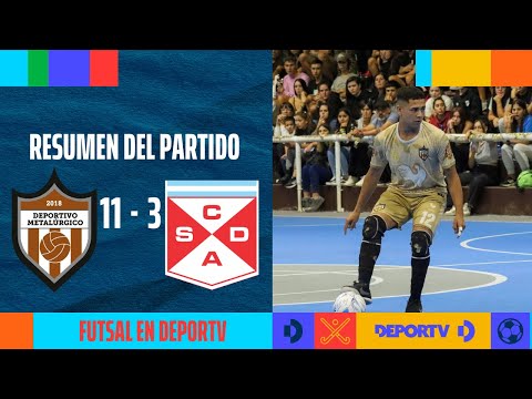 Deportivo Metalúrgico 11-3 Almafuerte - RESUMEN - Primera B Futsal AFA 2024 Masculino - Fecha 6