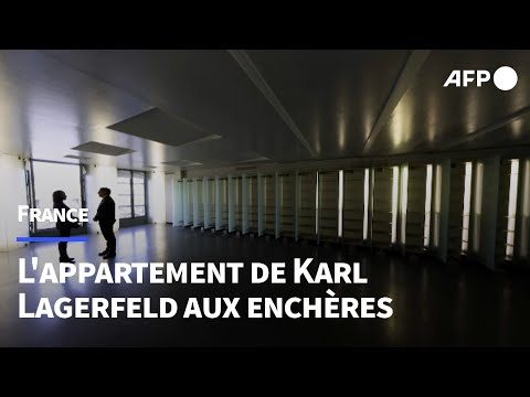 L'appartement parisien de Karl Lagerfeld aux enchères le 26 mars | AFP