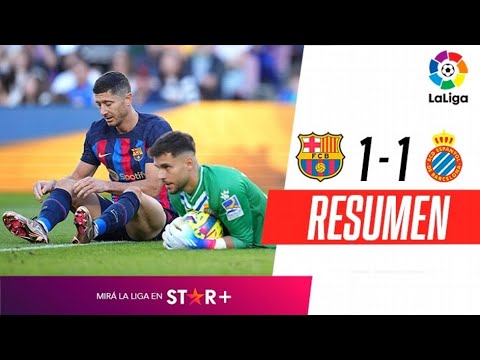 ¡EMPATE EN UN DERBI CATALÁN MUY PERO MUY CALIENTE! | Barcelona 1-1 Espanyol | RESUMEN