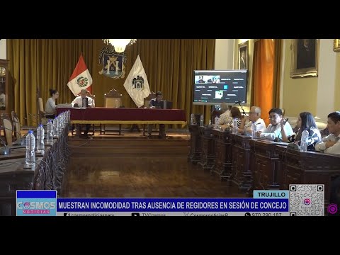 Trujillo: muestran incomodidad tras ausencia de regidores en sesión de Consejo
