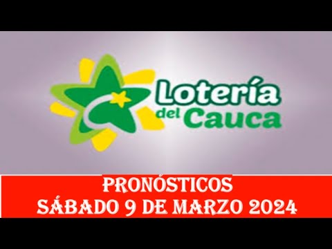 LOTERIA DEL CAUCA DEL SABADO 9 DE MARZO DE 2024 RESULTADO PREMIO MAYOR #loteriadelcauca