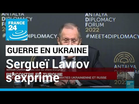 REPLAY : 'La Russie veut poursuivre le dialogue', dit Lavrov après un entretien avec Kuleba