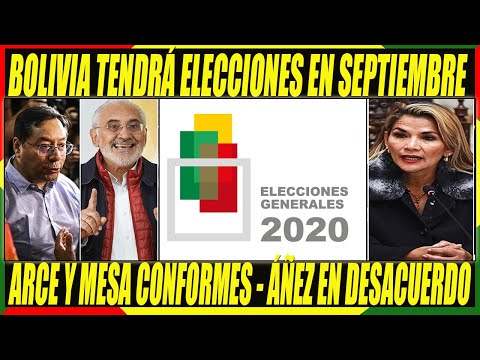 Elecciones En Bolivia Será el 6 de Septiembre de 2020 - Candidatos Arce y Mesa Están Conformes