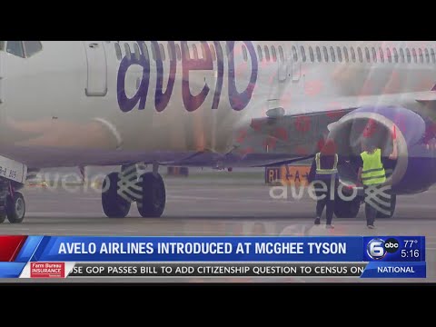 Avelo Airlines takes  inaugural flight from McGhee Tyson