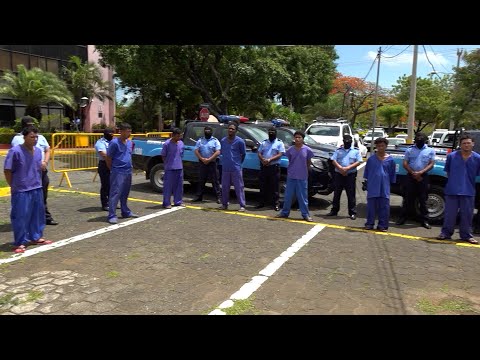 Más de 30 delincuentes capturados recientemente en Nicaragua
