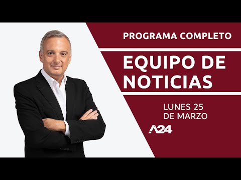 Diego Santilli en #EquipoDeNoticias l Programa Completo 25/03/2024