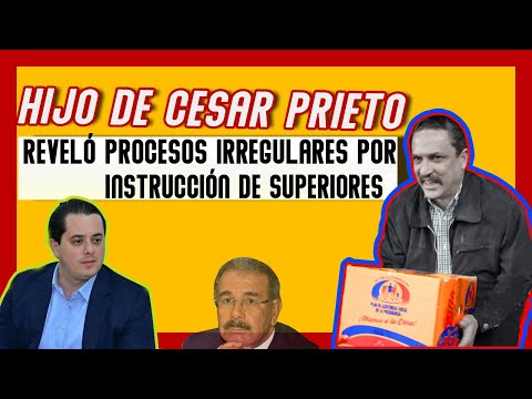 Hijo de Cesar Prieto Revelo  procesos irregulares por instrucción de superiores