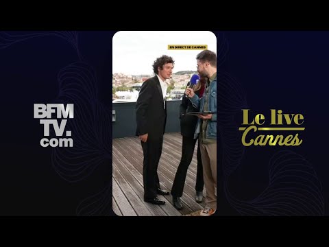 Je passais par hasard: Vincent Lacoste s'incruste en plein live de BFMTV au Festival de Cannes