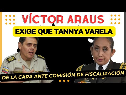 Víctor Araus: exige que Tannya Varela dé la cara ante la Comisión de Fiscalización