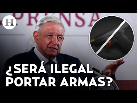 ¿Mexicanos se arman por la violencia? AMLO lanza iniciativa para regular armas