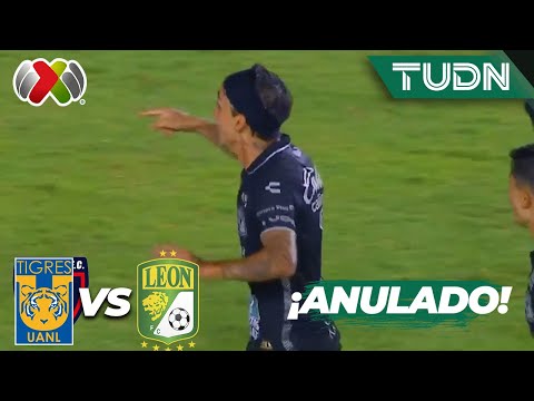 ¡Se salva Tigres! ANULAN GOL de León | Tigres 1-0 León | AP2023-J3 | Liga Mx