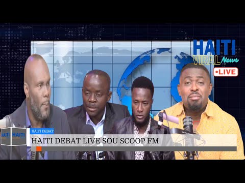 Haiti Debat Live 18 Septembre 2023 sou Scoop FM Avec Garry P.P.Charles, Marco,Val et Campane
