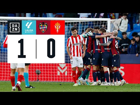 Levante UD vs Real Sporting (1-0) | Resumen y goles | Highlights LALIGA HYPERMOTION