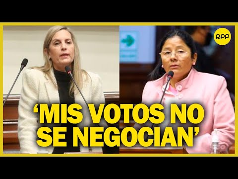 María del Carmen Alva sobre chats con Isabel Cortez: Mis votos no se negocian