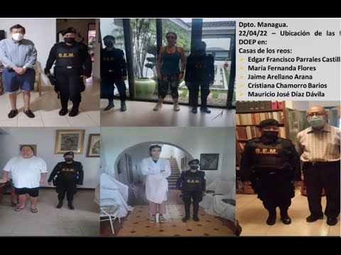 Régimen publica fotos de Cristiana Chamorro y cuatro presos políticos con arresto domiciliar