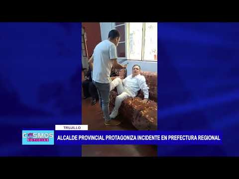 Trujillo: Alcalde provincial protagoniza incidente en prefectura regional