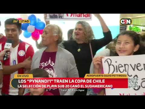 ¡Mi país, mi país! Los Pynandi traen la copa de Chile