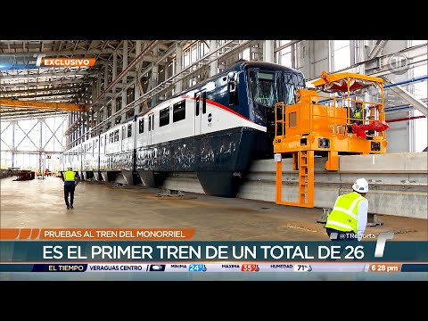 Metro de Panamá realiza primera prueba de acoplamiento del tren de la Línea 3