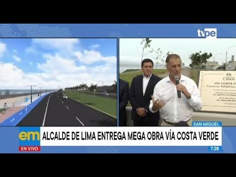 Costa Verde: alcalde de Lima inaugura ampliación del tramo Escardo - Virú
