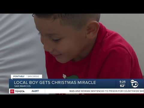 Local boy gets his own Christmas miracle with the help of a Facebook post