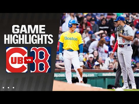 Red Sox vs. Cubs Game Highlights (4/27/24) | MLB Highlights