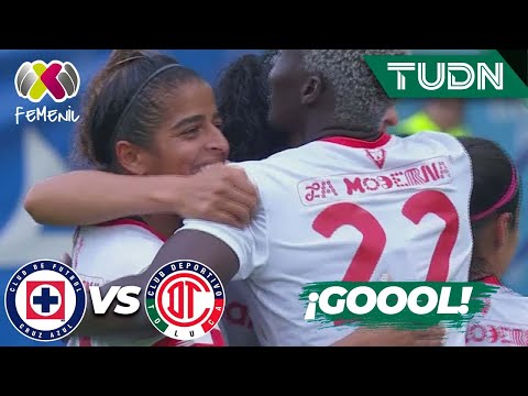 ¡YA ES GOLEADA! Gol cortesía de Mariel Román | Cruz Azul 0-3 Toluca | Liga Mx Femenil - CL2024 J15