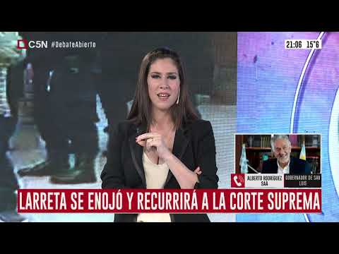 Entrevista a Alberto Rodriguez Saá en Debate Abierto