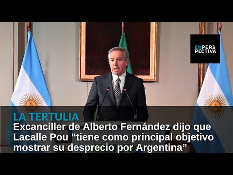 Felipe Solá dijo que Lacalle Pou “tiene como principal objetivo mostrar su desprecio por Argentina”