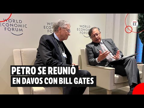 Gustavo Petro habló sobre IA con Bill Gates en Suiza | El Espectador