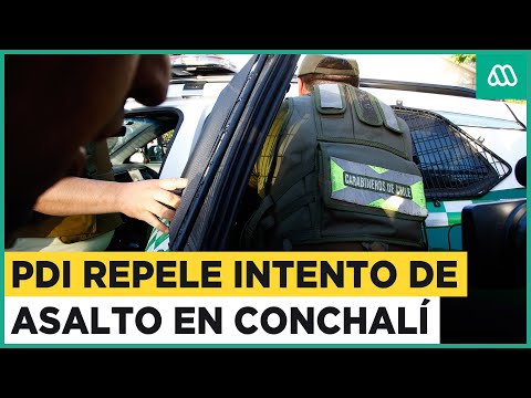 Policía repele intento de asalto en Conchalí