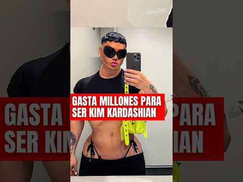 Un hombre ha gastado mas de 100 mil dólares en cirugías por parecerse a Kim Kardashian