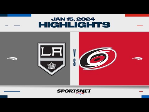 NHL Highlights | Kings vs. Hurricanes - January 15, 2024