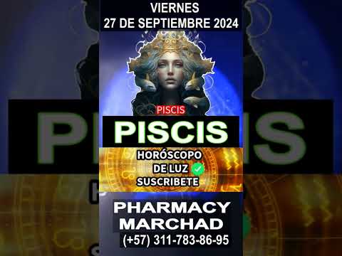 Horóscopo Diario - Piscis - 27 de Septiembre de 2024. #shorts