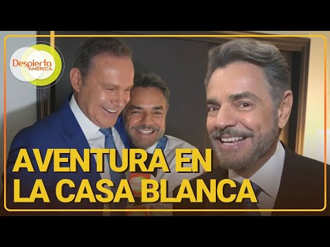 Eugenio Derbez y Alan Tacher tienen su primera vez juntos… en la Casa Blanca | Despierta América