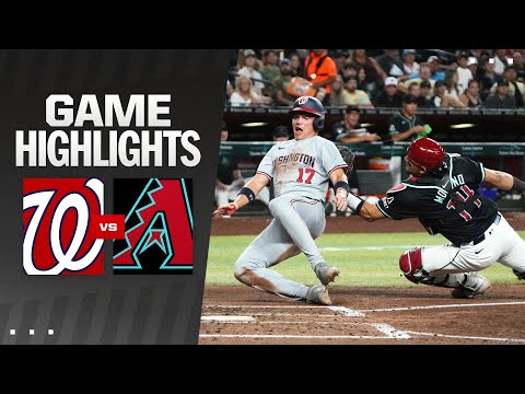 Nationals vs. D-backs Game Highlights (7/29/24) | MLB Highlights