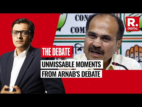 Top Moments From Arnab's Debate On Adhir Ranjan Chowdhury's Vote For BJP Remark | The Debate